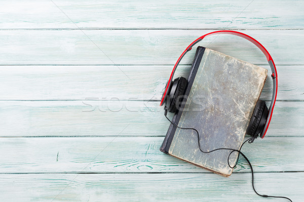 Audio book concept Stock photo © karandaev
