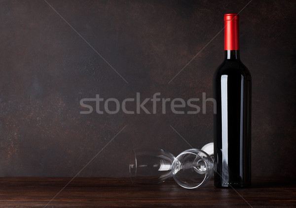 Stock fotó: Piros · fehérbor · üvegek · szemüveg · vörösbor · üveg