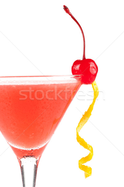 Alcohol cocktail with orange juice and grenadine Stock photo © karandaev