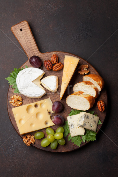 Cheese board Stock photo © karandaev