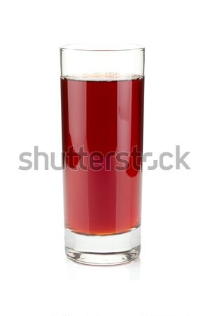 Pomegranate juice in a glass Stock photo © karandaev