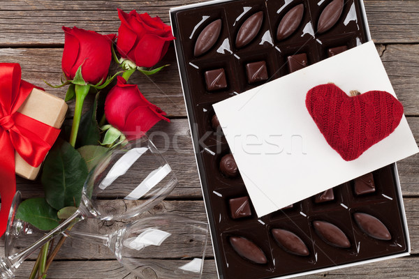Valentines day greeting card Stock photo © karandaev