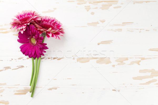 Stock photo: Gerbera flowers bouquet