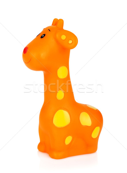 резиновые жираф игрушку изолированный белый фон Сток-фото © karandaev