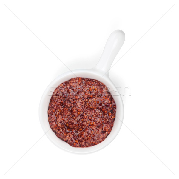 Rózsaszín mag mustár izolált fehér piros Stock fotó © karandaev