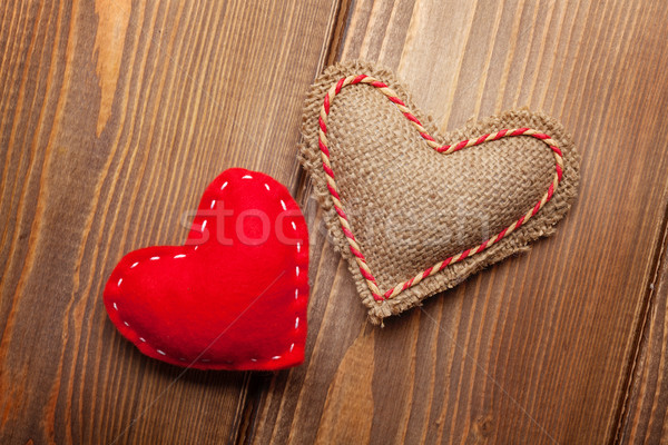Valentines day toy hearts Stock photo © karandaev