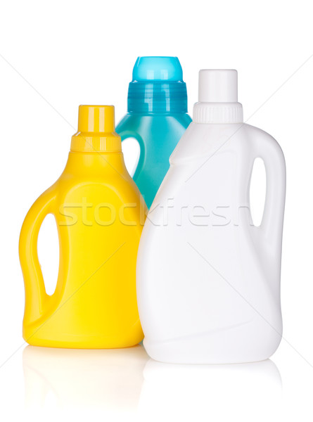 Plastic bottles of cleaning products Stock photo © karandaev