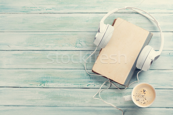 Audio book concept Stock photo © karandaev