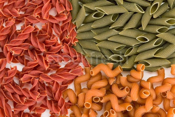 Foto d'archivio: Colorato · pasta · alimentare · verde · rosso · giallo