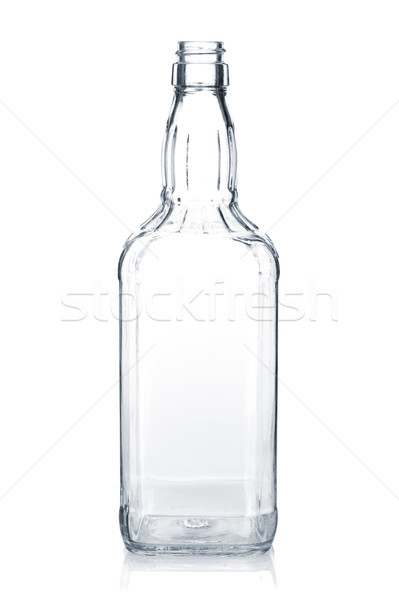 Empty whiskey bottle Stock photo © karandaev