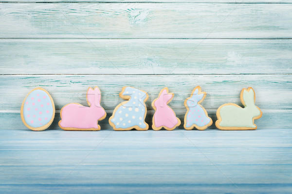 Easter gingerbread cookies Stock photo © karandaev