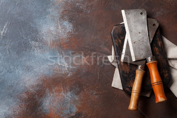 Vintage kitchen utensils Stock photo © karandaev