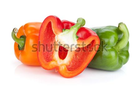 Colorful bell peppers Stock photo © karandaev