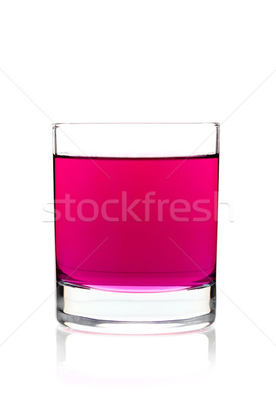 Kastanjebruin kleur drinken geïsoleerd witte partij Stockfoto © karandaev