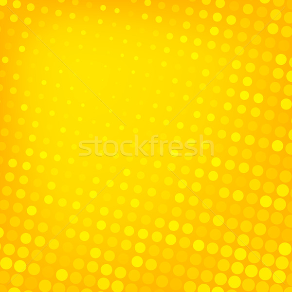 Abstract dotted yellow background Stock photo © karandaev