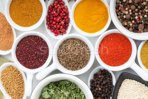Various spices selection Stock photo © karandaev