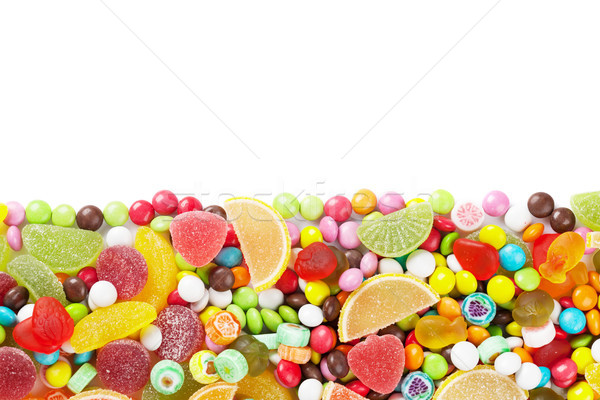 Colorful candies, jelly and marmalade Stock photo © karandaev