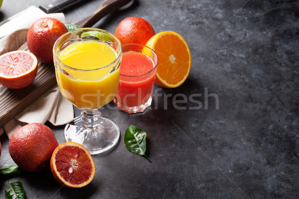 свежие сока темно каменные апельсинов мнение Сток-фото © karandaev