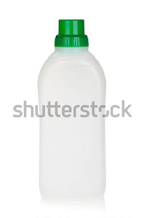 Plastikowe butelki czyszczenia produktu odizolowany biały Zdjęcia stock © karandaev
