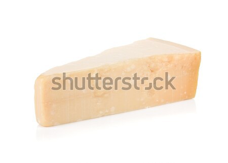Parmezán sajt izolált fehér étel háttér tej Stock fotó © karandaev