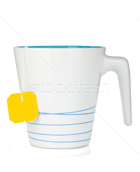 Tea cup with teabag Stock photo © karandaev