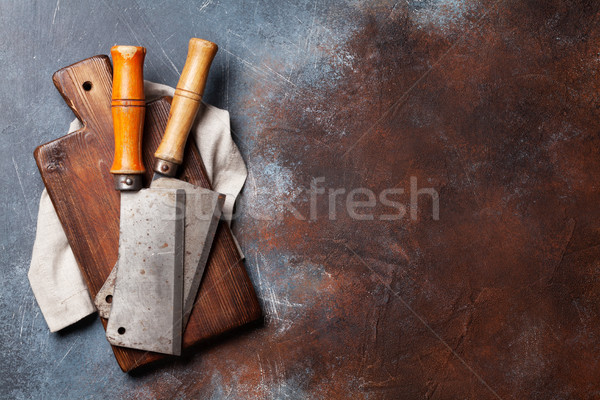 Vintage kitchen utensils Stock photo © karandaev