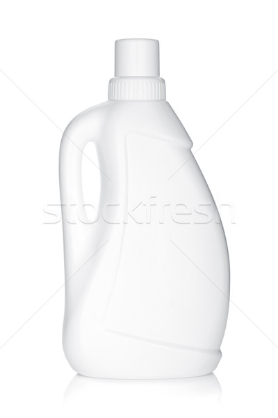Plastikowe butelki czyszczenia produktu odizolowany biały Zdjęcia stock © karandaev