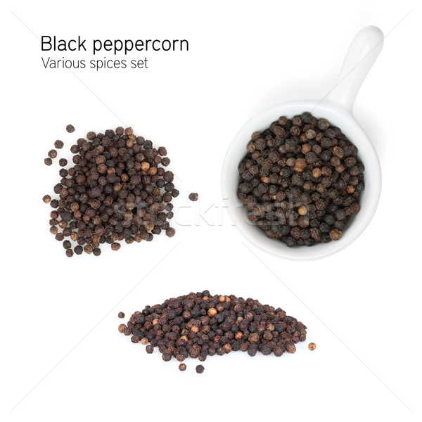 Black peppercorn Stock photo © karandaev