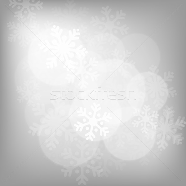 Abstract silver christmas background Stock photo © karandaev