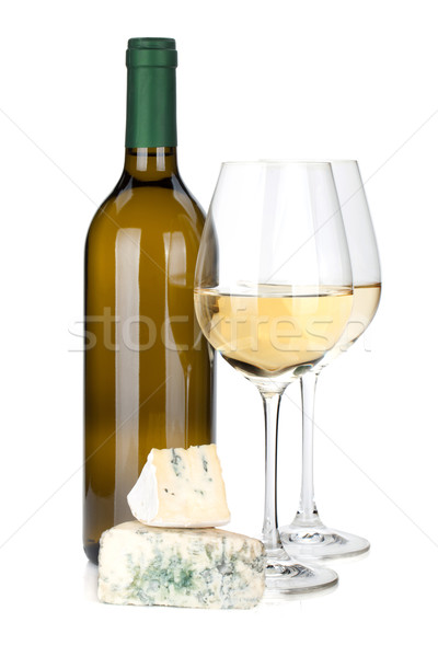 White wine and cheese Stock photo © karandaev