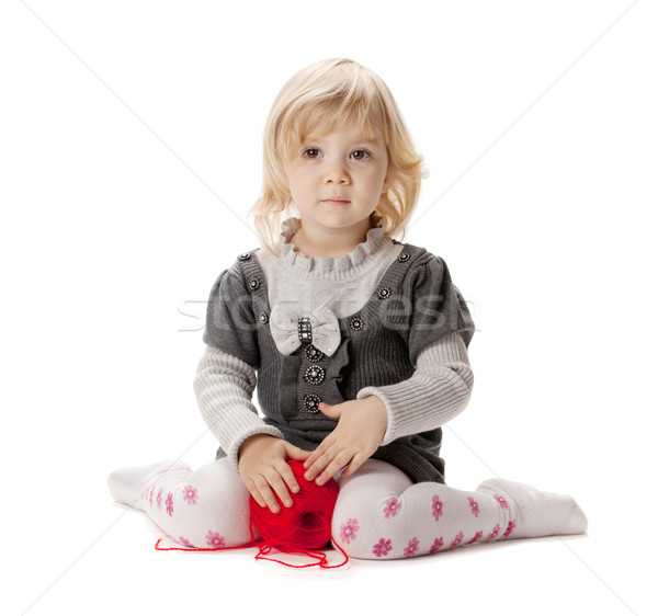 Baby girl Stock photo © karandaev