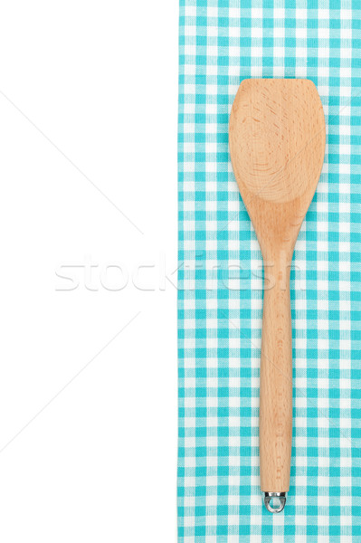 Kitchen utensil over towel Stock photo © karandaev