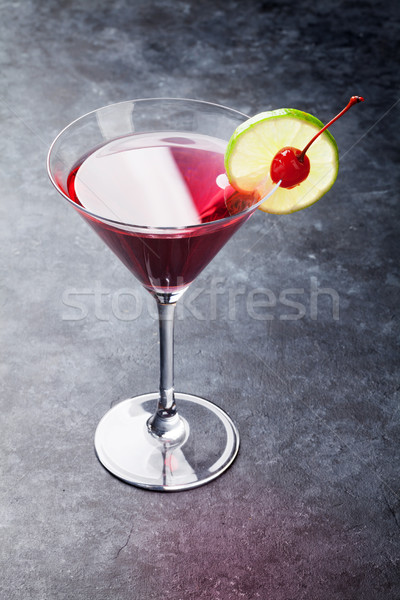 Cosmopolitan cocktail Stock photo © karandaev