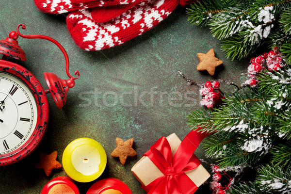 Christmas greeting card Stock photo © karandaev
