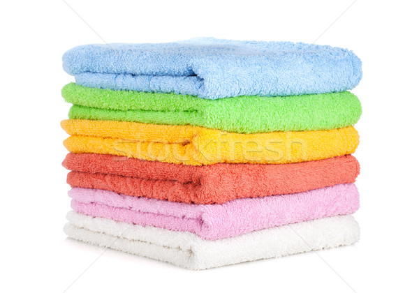 Colored towels Stock photo © karandaev