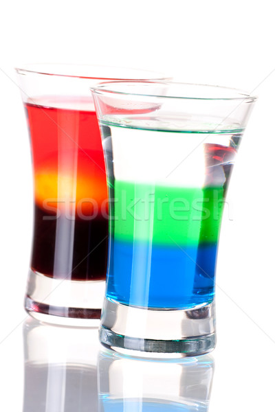 Stock photo: Shot cocktail collection: Anabolic and Morning