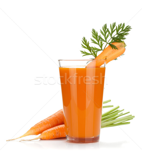 Fresh carrot juice Stock photo © karandaev