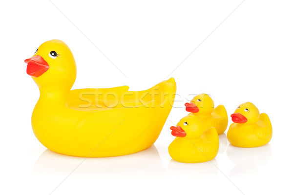 Rubber duck family Stock photo © karandaev