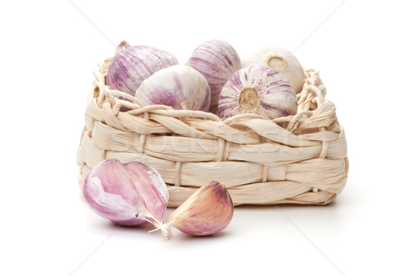 Stock photo: Garlic pack