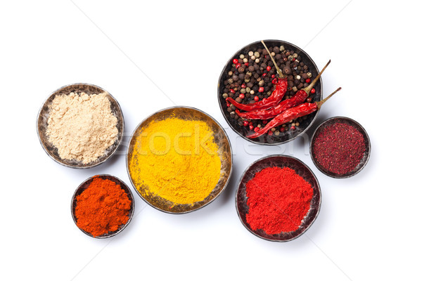 Various spices and herbs Stock photo © karandaev