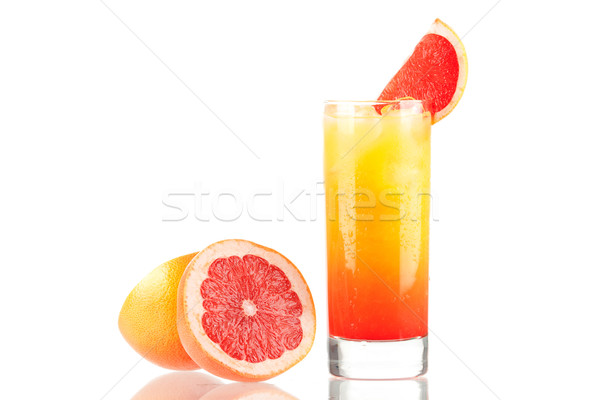 Foto stock: Tequila · amanecer · alcohol · cóctel · pomelo · aislado