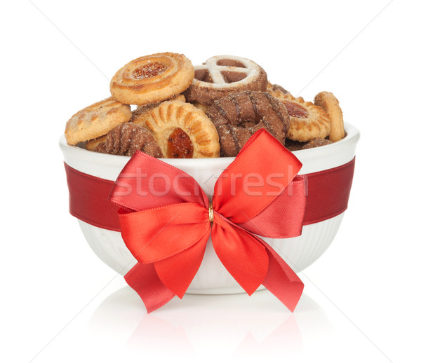 Various cookies in bowl Stock photo © karandaev