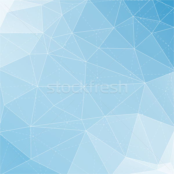 Abstract triangle mosaic gradient colorful background Stock photo © karandaev