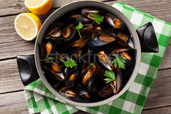Mussels Stock photo © karandaev