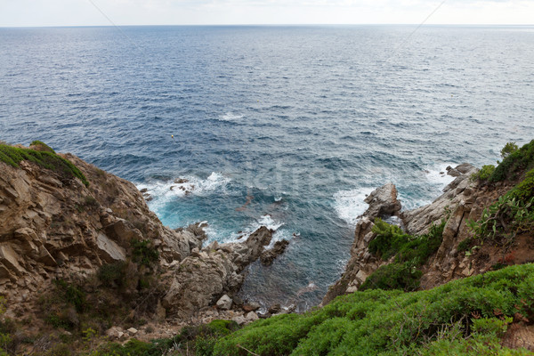 Seenlandschaft Berge Meer Spanien Natur Stock foto © karandaev