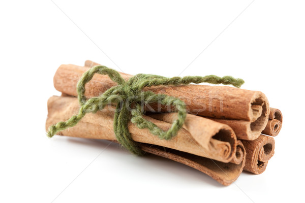 Cinnamon sticks bundle Stock photo © karandaev