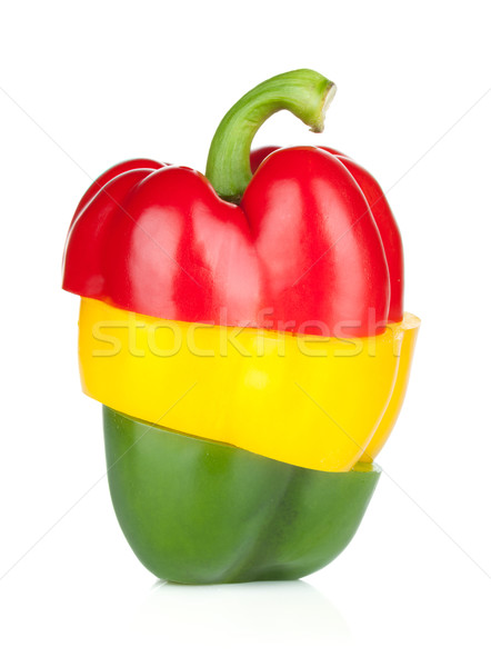 Sliced bell pepper Stock photo © karandaev