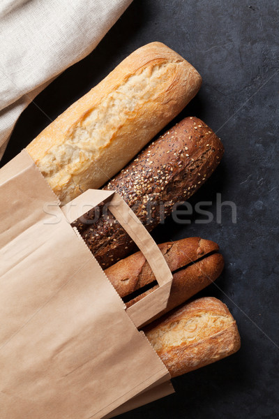 Stok fotoğraf: Karışık · taş · tablo · üst · görmek