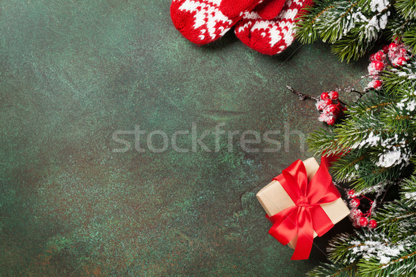 Stock photo: Xmas greeting card