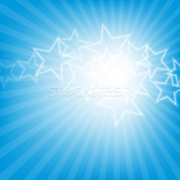Abstract glowing stars colorful background Stock photo © karandaev